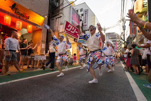 2015年8月8日・下北沢一番街阿波おどり